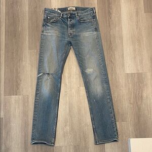 Stone Island Light Blue Slim Straight Jeans 30x32